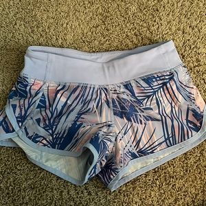 Selling floral purple and pink size 12 girls Ivivva shorts